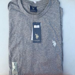 Short sleeve gray polo size small